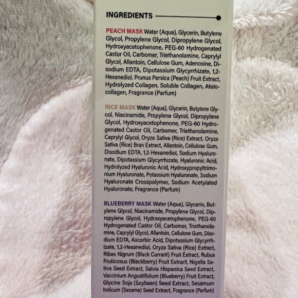 SOQU Fruity Blissful Glow Mask Set - 12 Masks Variety Pack - Picture 4 of 5